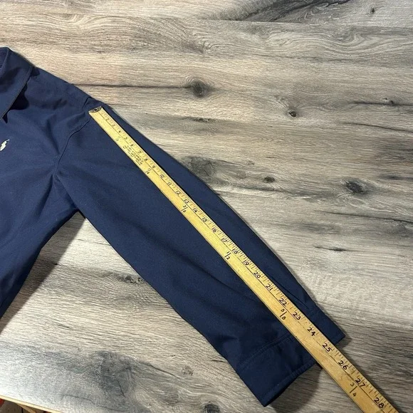 Vintage Polo Ralph Lauren Bi-Swing Windbreaker Jacket Navy Blue Men's Size L